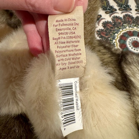 Realistic Rabbit Hand Puppet - Picture 6 of 6